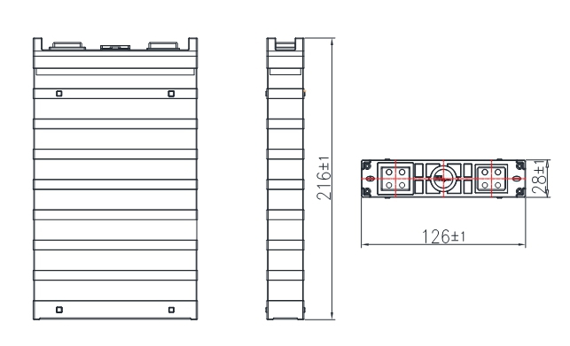 OHSAS18001 LiFePO4 recarregável 12V 50Ah Li Ion Battery Cell 1