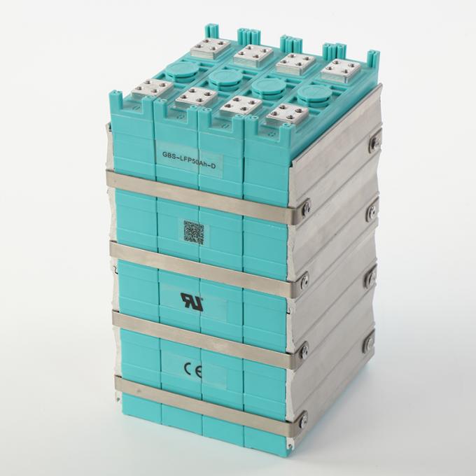 OHSAS18001 LiFePO4 recarregável 12V 50Ah Li Ion Battery Cell 2
