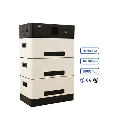 Bom preço 48V 96V 144V 192V 50Ah 100Ah HV sistema de pilhas empilhadas LiFePO4 Bateria de lítio para armazenamento de energia doméstica em linha