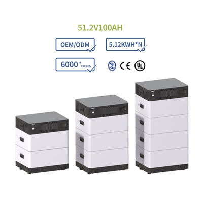 Bom preço Sistema de Armazenamento de Energia Solar 10KWh 15KWh 20KWh 51.2V 80A Bateria Recarregável LifePO4 com CE UL em linha