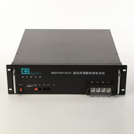 Bom preço 5U bateria do ferro do lítio da bateria recarregável 48V 100Ah do armário Lifepo4 para a telecomunicação em linha
