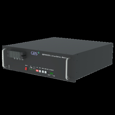 Bom preço 3U Cabnet recarregável Lifepo4 Bateria Modulo 48V100Ah ((15S) Para Telecomunicações em linha