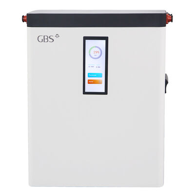 Bom preço Módulo de bateria Lifepo4 montado na parede de 51,2V 100Ah 5KWh com estrutura metálica e comunicação BMS para painéis solares e compatibilidade com inversores em linha