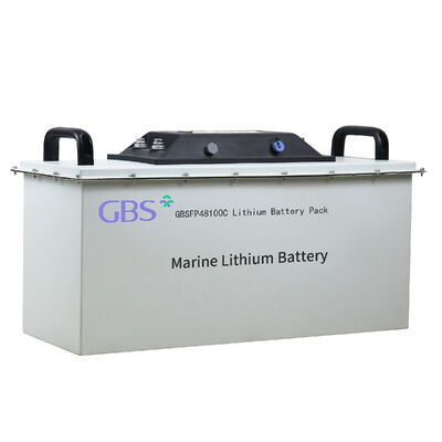 Bom preço Sistema de Energia GBS Limpador de Piso Marinho Armazenamento de Energia Solar Bateria Líquida 48V 100Ah LiFePO4 GBSFP48100C 5KW 3000 Ciclos em linha