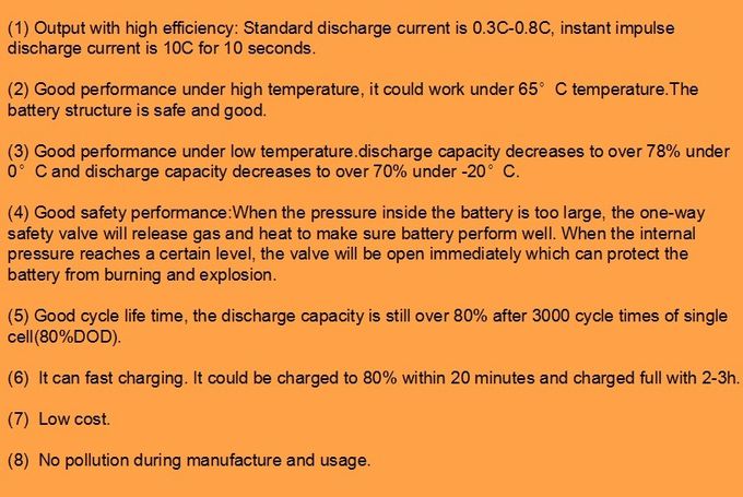 Bloco da bateria do de alta capacidade LiFePO4 12V 40Ah para o sistema das energias solares da fora-grade 8